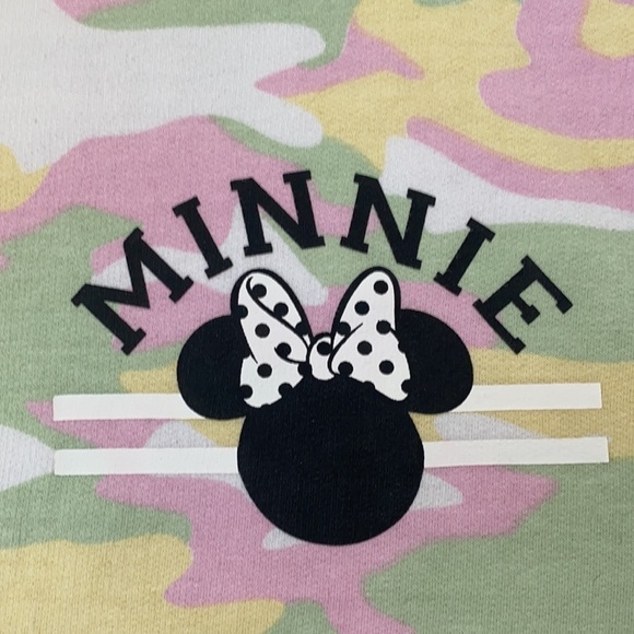 DISNEY Minnie Mouse Camo Pullover Hoodie - Picture 5 of 9